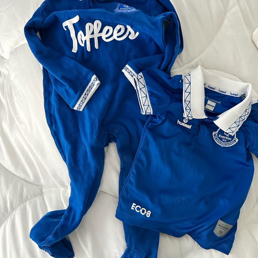 Hummel Blue Footies One Piece Set
